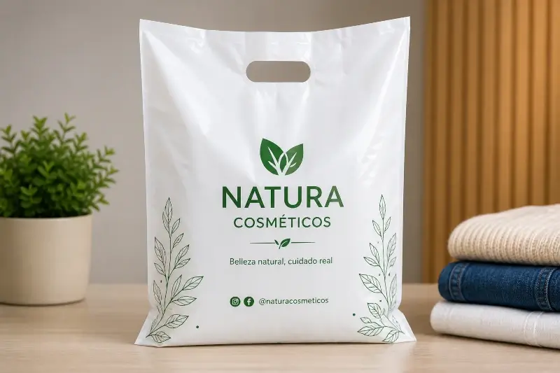 bolsas plásticas impresas con diseño para marcas y negocios
